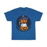 happy halloween day halloween pumpkin cat witch classic t shirt