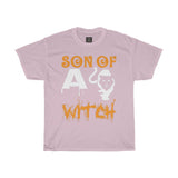 son of a witch halloween black cat classic t shirt