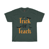 trick or teach halloween classic t shirt