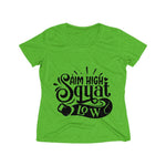 Aim High Squat Low Women's Heather Wicking Tee - BnG Wear
