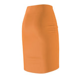 Orange Women's Pencil Skirt - BnG Wear