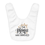 Fleece Baby Bib | Baby Shower | The Prince has arrived - BnG Wear
