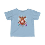 Infant Fine Jersey Printed Tee |  Mushroom Teddy - BnG Wear