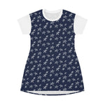 Stars Navy Blue T-Shirt Dress - BnG Wear
