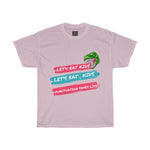 Let's Eat Kids. Let's Eat, Kids. Punctuation Saves Lives Women Tshirt