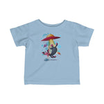 Infant Fine Jersey Printed Tee |  Space kitty - BnG Wear