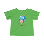 Infant Fine Jersey Printed Tee | Mushroom Skipping - BnG Wear