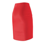 Blood Red Women's Pencil Skirt - BnG Wear