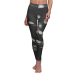 Women's Cut & Sew Casual Leggings | Jeggings | Chain Abstract - BnG Wear