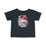 Infant Fine Jersey Printed Tee | Specs Kitty - BnG Wear