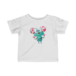 Infant Fine Jersey Printed Tee |  Happy alien Monster - BnG Wear