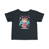 Infant Fine Jersey Printed Tee | Cow - BnG Wear