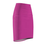 Dark Pink Women's Pencil Skirt - BnG Wear