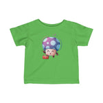 Infant Fine Jersey Printed Tee |  Happy Mushroom - BnG Wear