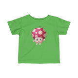 Infant Fine Jersey Printed Tee |  Happy Mushroom - BnG Wear