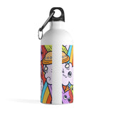 Mix up Alien Cloud Monster Doodle Stainless Steel Water Bottle - BnG Wear