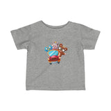 Infant Fine Jersey Printed Tee | Animals in Car - BnG Wear