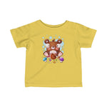 Infant Fine Jersey Printed Tee |  Mushroom Teddy - BnG Wear