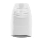 White Sky Blue Women's Pencil Skirt - BnG Wear