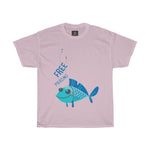 Free Piercing Women Designous Printed Tshirt round neck