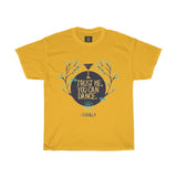 Trust me you can Dance Tequilla Women Designous Printed T shirt round neck