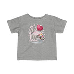 Infant Fine Jersey Printed Tee | Specs Kitty - BnG Wear