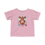 Infant Fine Jersey Printed Tee |  Mushroom Teddy - BnG Wear