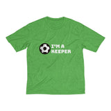 Men's Heather Dri-Fit Tee | I'M a Keeper Football - BnG Wear