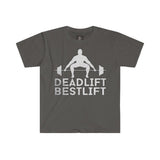 DeadLift BestLift| Men's Fitted Short Sleeve Round Neck Tee - BnG Wear
