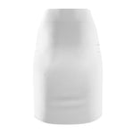 White Sky Blue Women's Pencil Skirt - BnG Wear