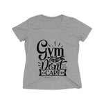 Gym Hair Don't Care Women's Heather Wicking Tee - BnG Wear