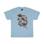 Vacation Island Women Designous Printed T shirt round neck