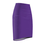 Dark Purple Women's Pencil Skirt - BnG Wear
