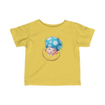 Infant Fine Jersey Printed Tee | Mushroom Skipping - BnG Wear