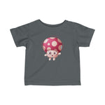Infant Fine Jersey Printed Tee |  Happy Mushroom - BnG Wear