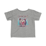 Infant Fine Jersey Printed Tee |  I love You Rhino - BnG Wear