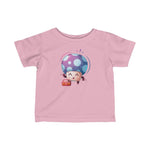 Infant Fine Jersey Printed Tee |  Happy Mushroom - BnG Wear