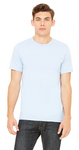 BNGwear Men's Short-Sleeve Crewneck ICE blue Cotton T-Shirt