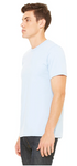 Light-blue plain t-shirt side