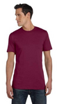 BNGwear Men's Short-Sleeve Crewneck maroon Cotton T-Shirt