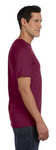 BNGwear Men's Short-Sleeve Crewneck maroon Cotton T-Shirt