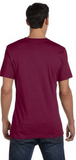 Maroon plain T-shirt cotton back