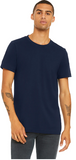 BNGwear Men's Short-Sleeve Crewneck Navy blue Cotton T-Shirt