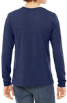 Men's Cotton T-Shirt Navy blue  full-Sleeve roundneck