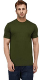 Olive Green Plain T-shirt