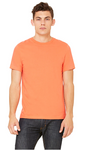 BNGwear Men's Short-Sleeve Crewneck Orange Cotton T-Shirt