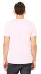 light pink plain t-shirt back