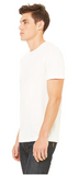 white cotton t-shirt half sleeves side