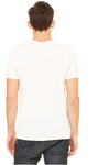 white cotton t-shirt half sleeves back